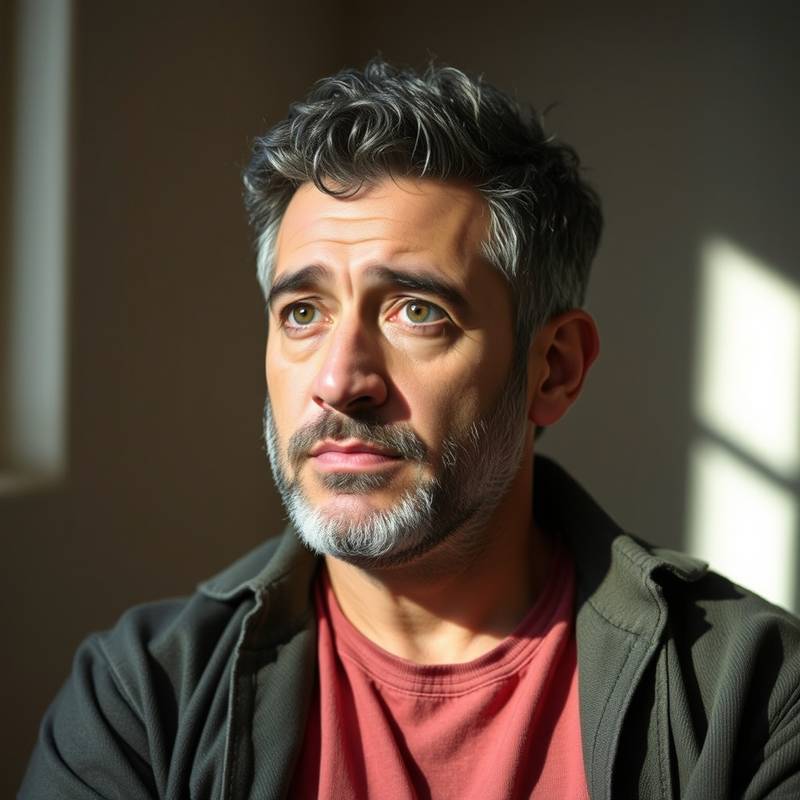 Retrato de Ricardo Marín, profesor de actuación teatral